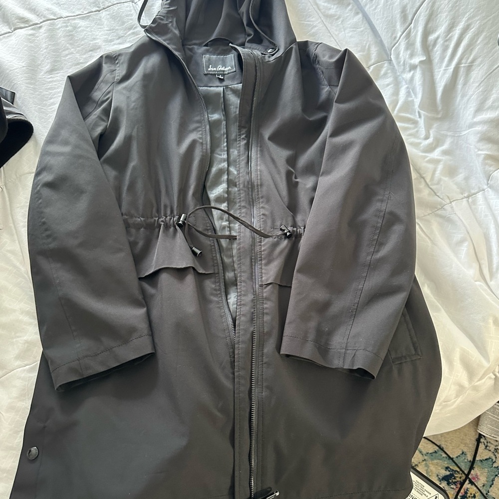 Sam Edelman Black Hooded Jacket